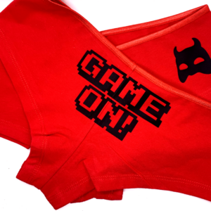 Game On! BeelzeRog Red & Black Novelty Underwear